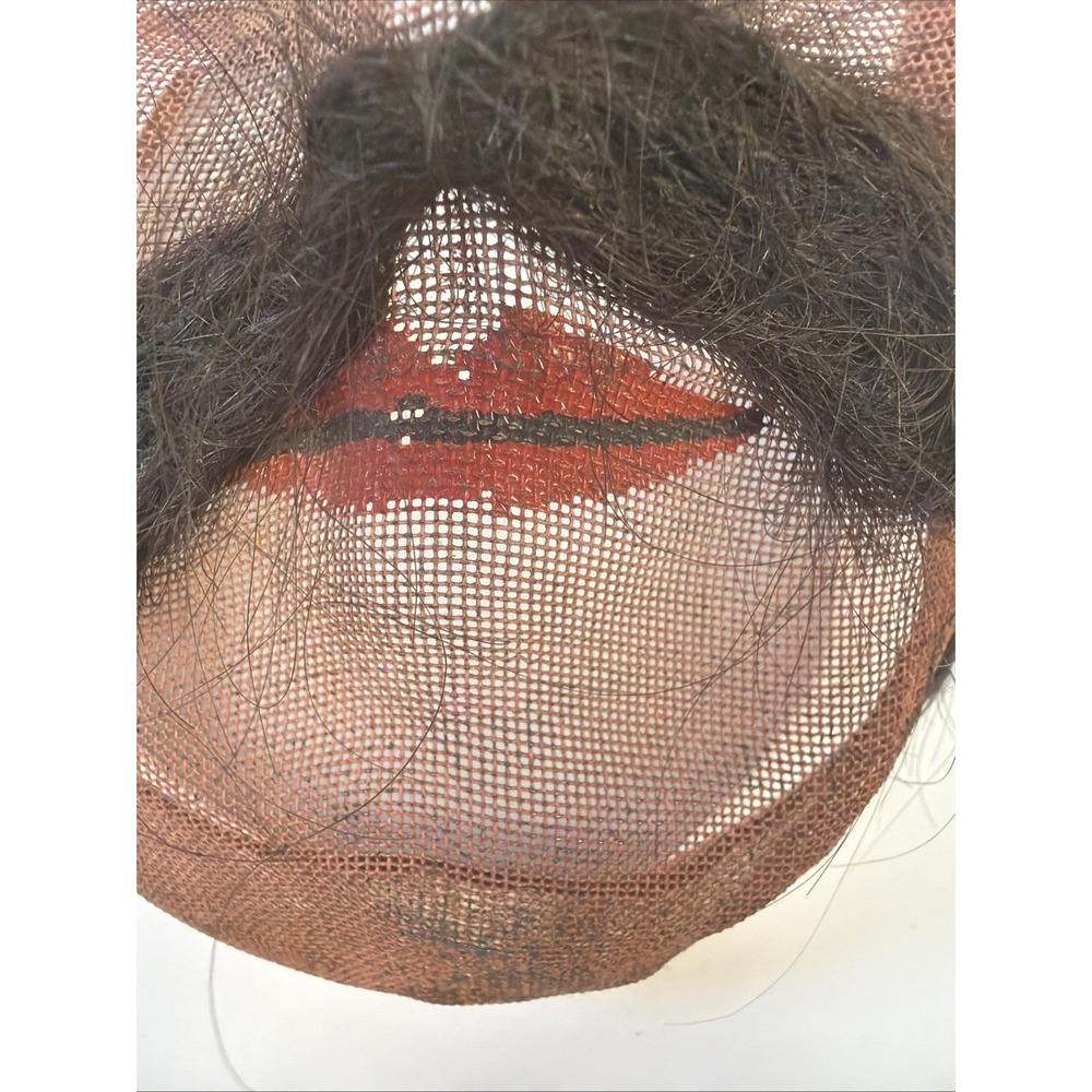 Antique Wire Mesh Fraternal Mask 1900s IOOF LA Natural History Museum Tag - Picture 7 of 11
